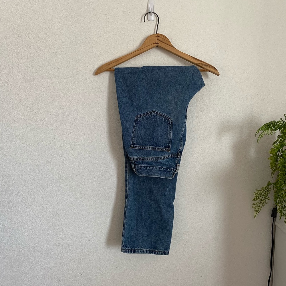 Mid wash L.L. Bean jeans